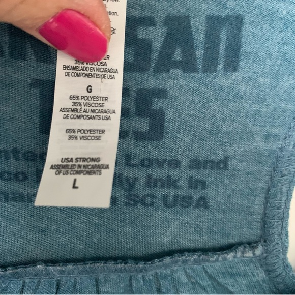 Teal Dog Lover's Tank Top (Large) - Picture 4 of 7